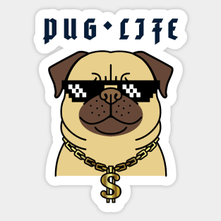 Pug Life Sticker